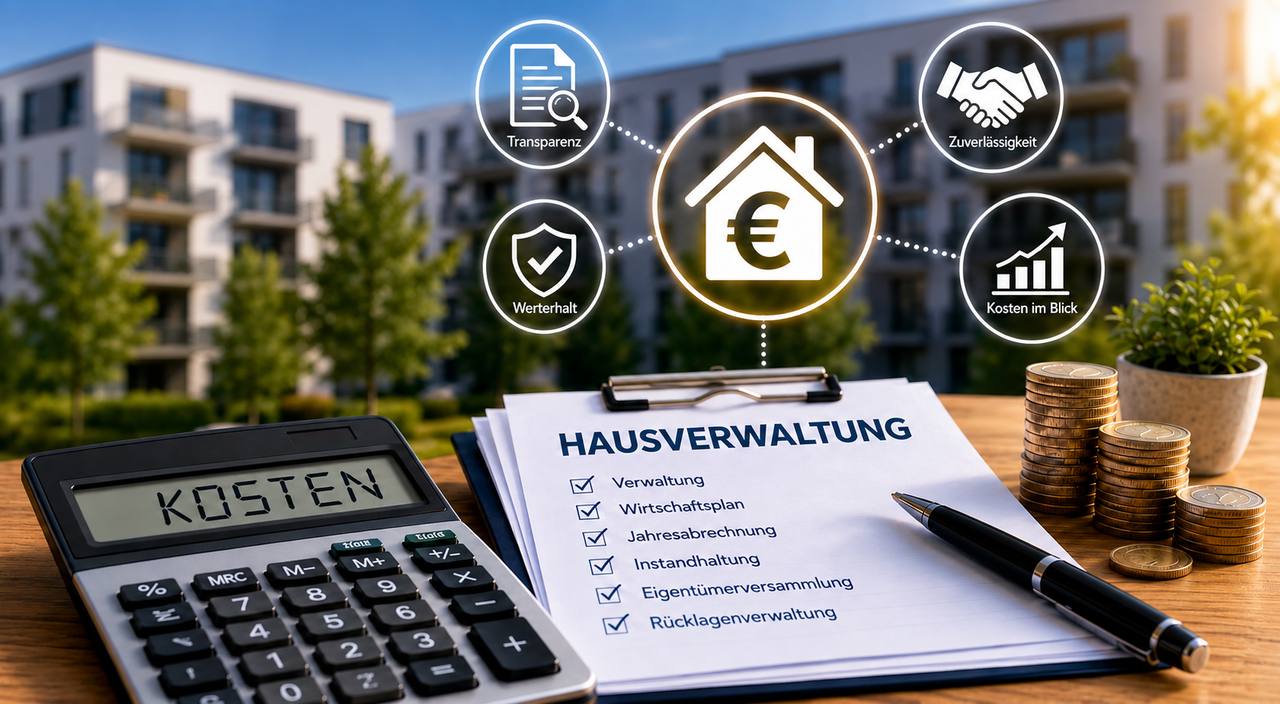 Was kostet eine Hausverwaltung – Kostenmodelle und Richtwerte im Überblick